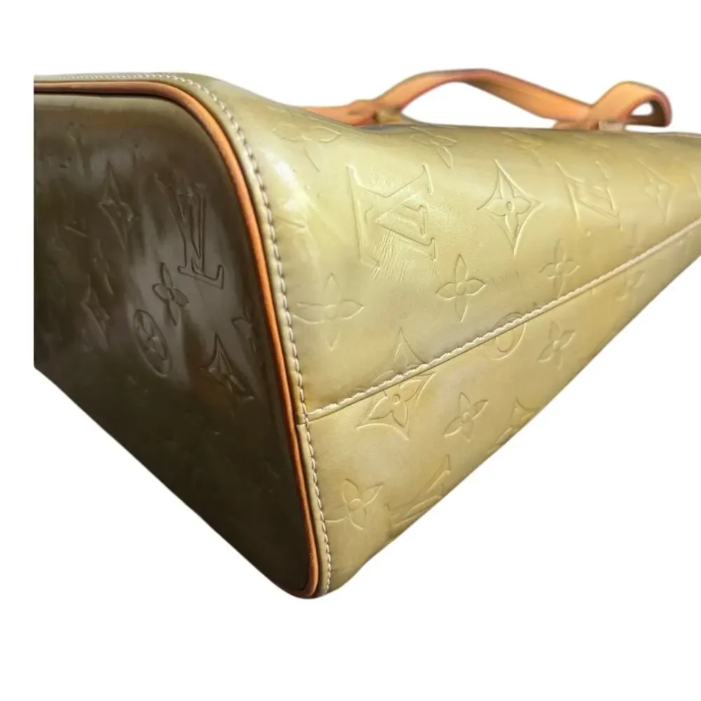 Authentic Louis Vuitton Houston‎ Tote Bag Purse Vernis Patent Leather